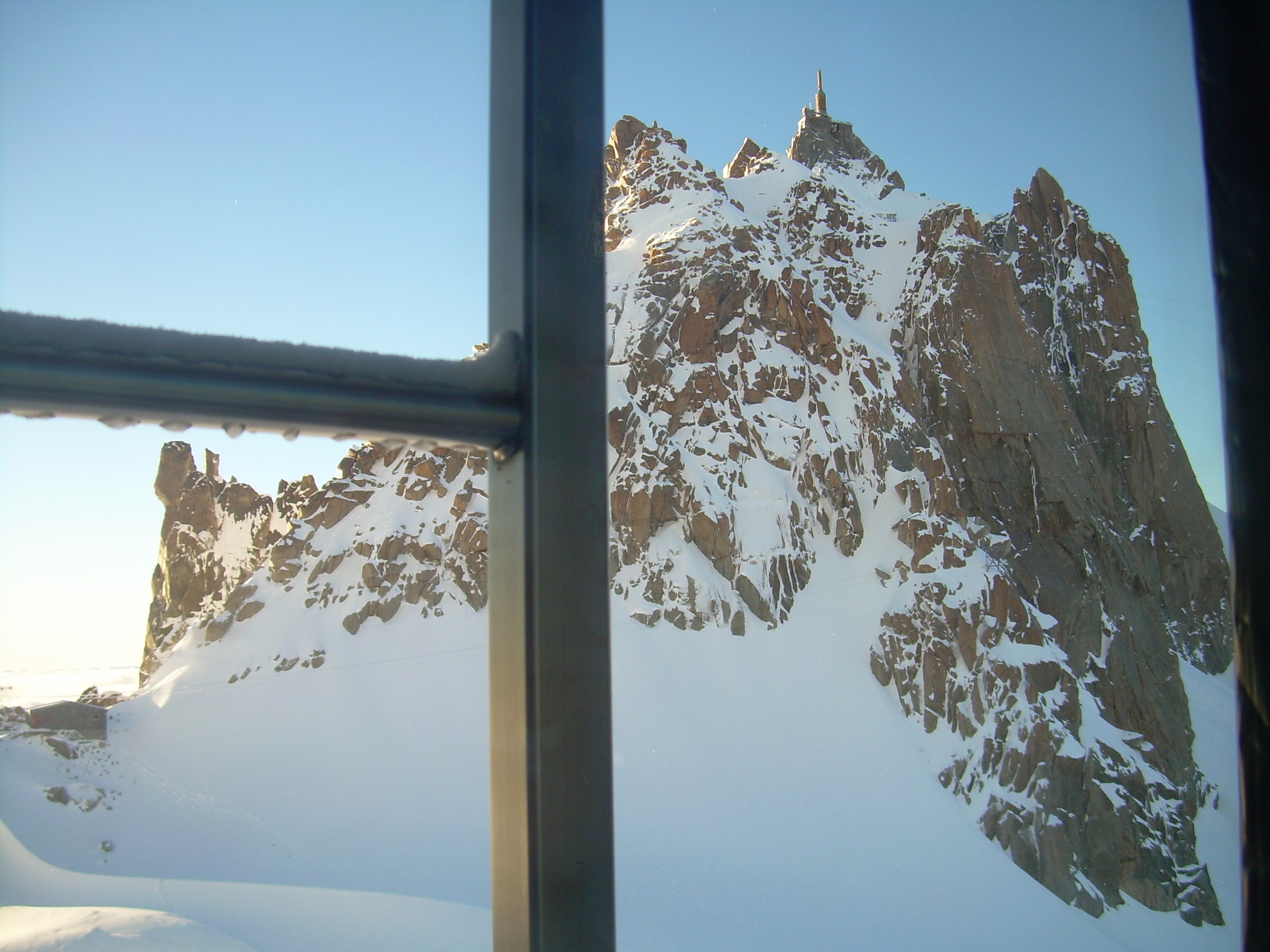 Cosmiques Arete from Refuge.JPG